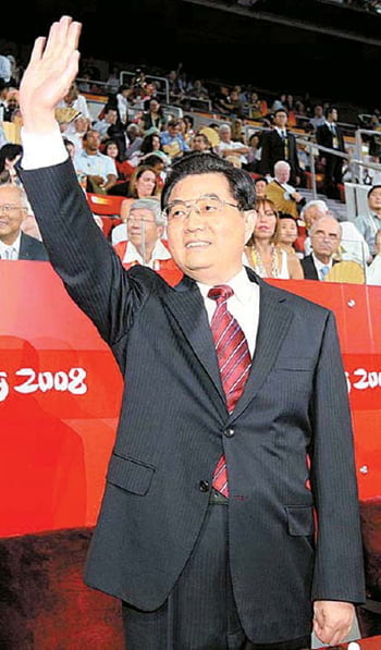 中 지도자 후진타오의 리더십 빛 볼까