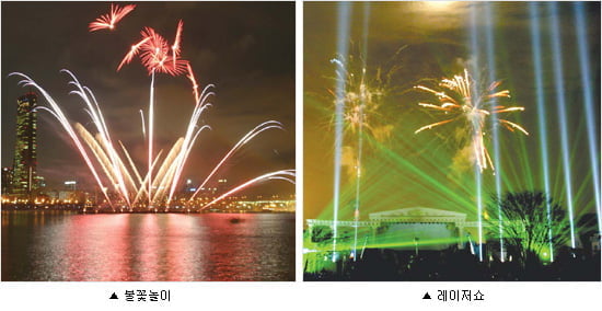 레이저쇼와 불꽃놀이에 숨겨진 비밀은 무엇일까?