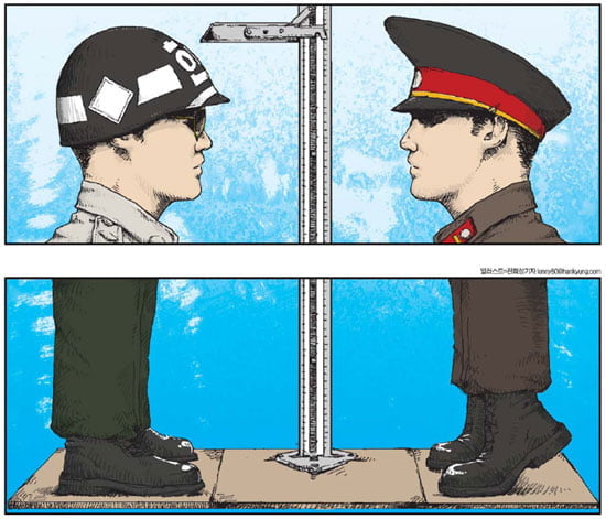 아시아에서 가장 키가 큰 韓國, 작은 北韓