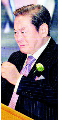 미국 CES에서 자신감 나타낸  이건희  삼성전자 회장
