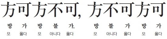 (17) '된다'가 있으면 '안 된다'가 있고, '안 된다'가 있으면 '된다'가 있다