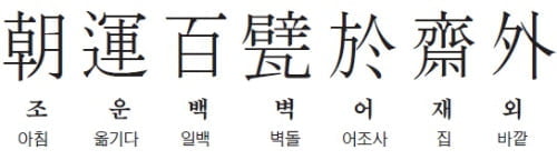 (27) 아침에 벽돌 백 개를 집 밖으로 옮기다