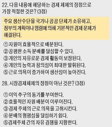 노골적인 공산주의 찬양…문제 많은 학교 경제시험