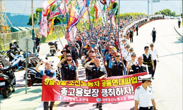 8조 손실인데도 파업나선 조선 3사 노조…나라경제 갉아먹는 일부 노조의 '떼법'