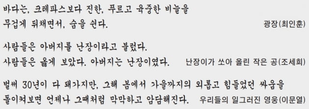 소설의 첫 문장들