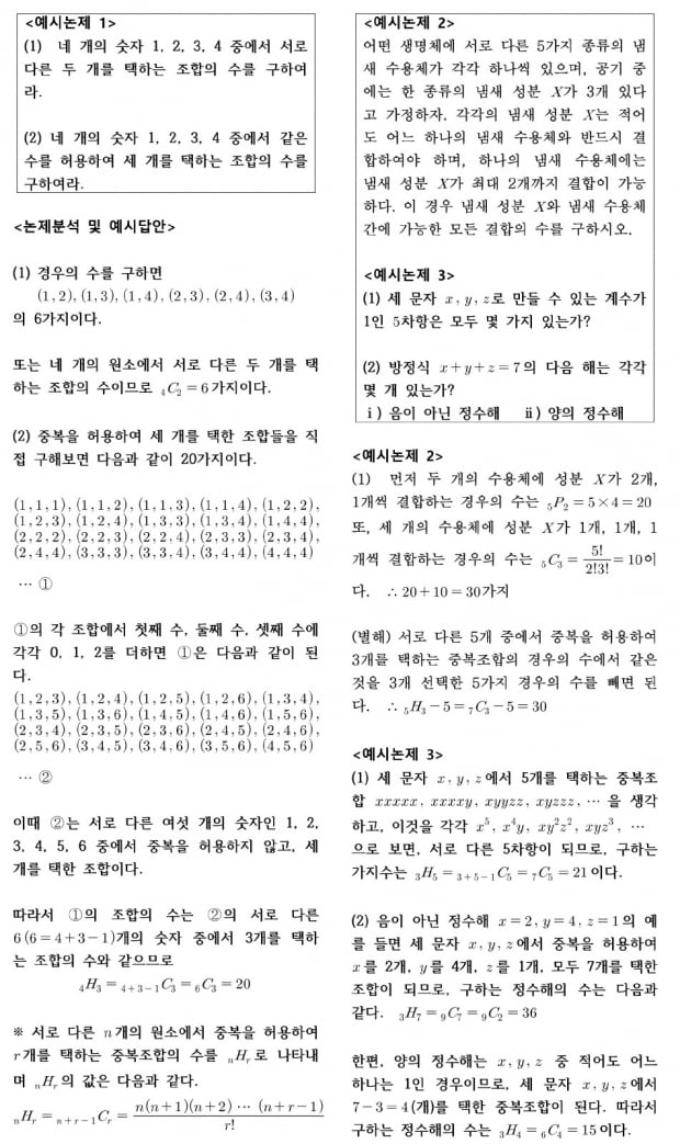경우의 수를 세다 - 조합과 순열의 이해