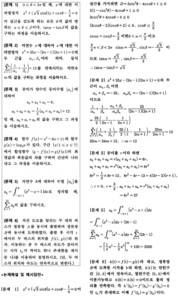 가천대·한국외대 수리논술, 한 두 문제가 합격 좌우