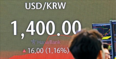 환율 어느새 1400원…경제 '시계 제로'