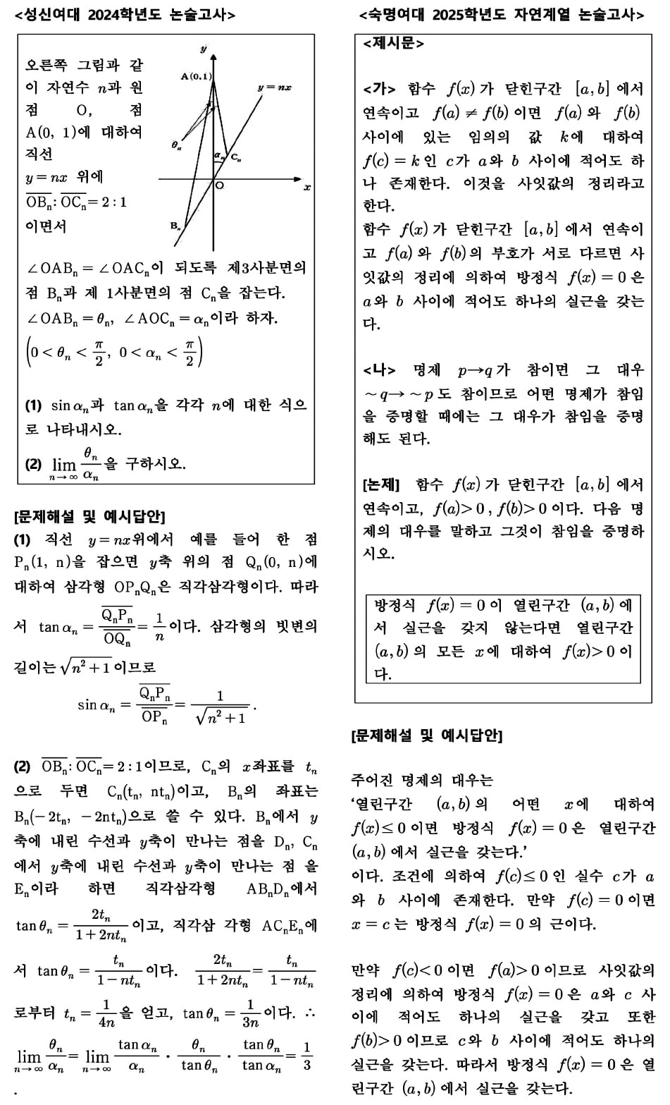 도형 활용 미적분 자주 출제돼…증명 연습도 필요