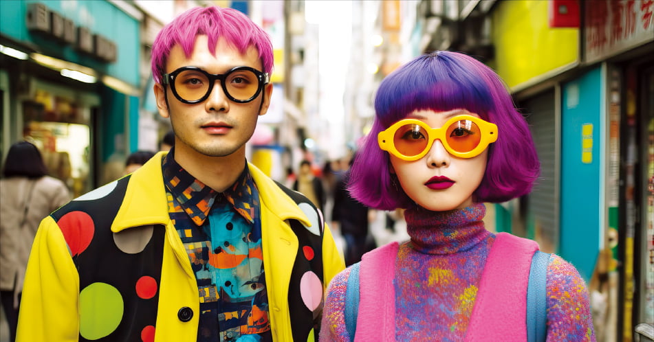 독특하고 괴짜스러운 패션 스타일 'geek chic'