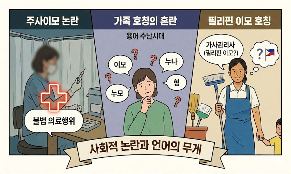 '이모와 누나·형' 수난시대
