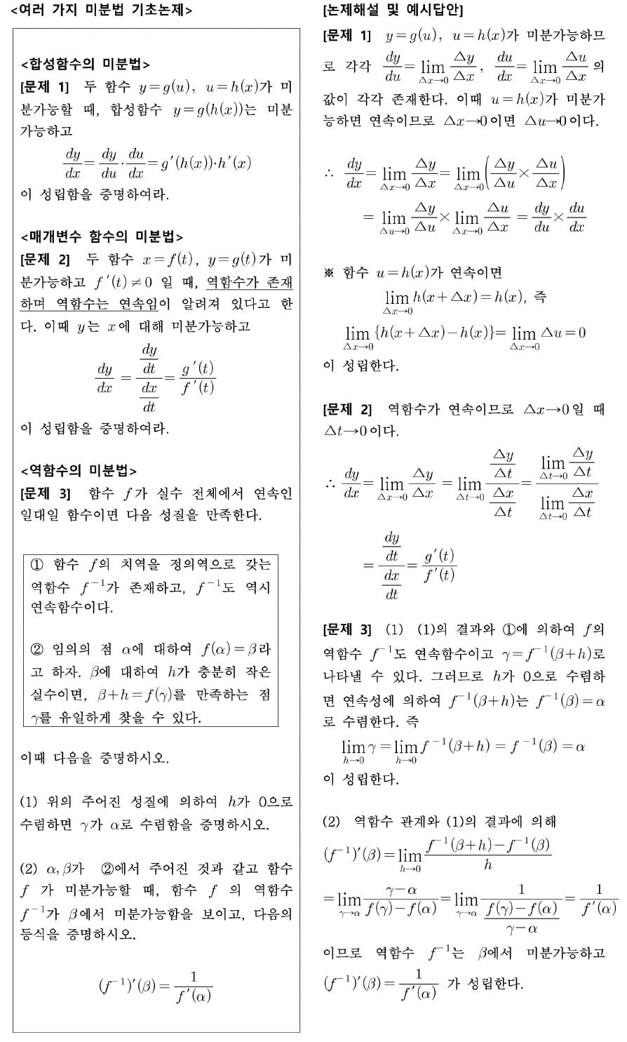 미분공식 다 외웠는데 왜 감점이지? 수리논술 채점관이 노리는 함정